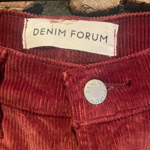 Denim Forum Anthropologie corduroy flared pants - Picture 3 of 11